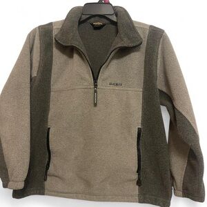 Woolrich Gray Fleece Pullover S